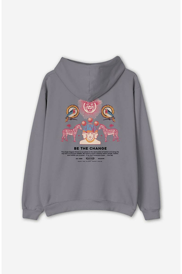 Kaotiko Nairobi Palid Blue Hoodie