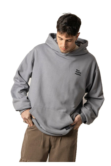 Kaotiko Too Many Rules Unconditional Palid Blue Hoodie