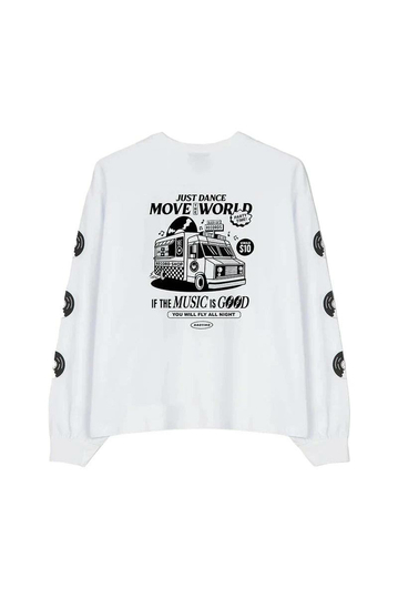 Kaotiko Just Dance Foodtruck White T-shirt