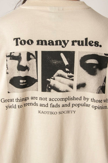 Kaotiko Unisex T-Shirt Too Many Rules