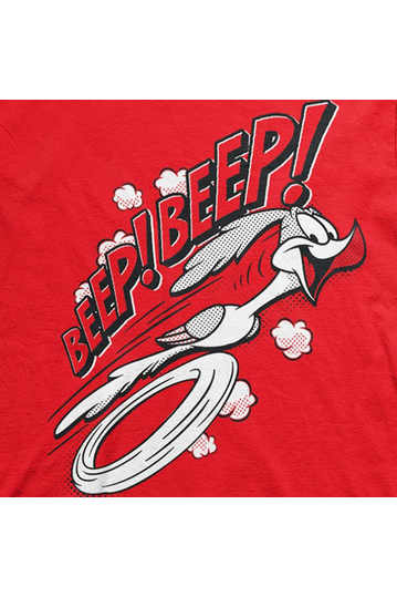 Looney Tunes - BEEP BEEP T-Shirt Red