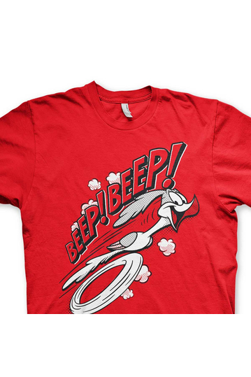 Looney Tunes - BEEP BEEP T-Shirt Red