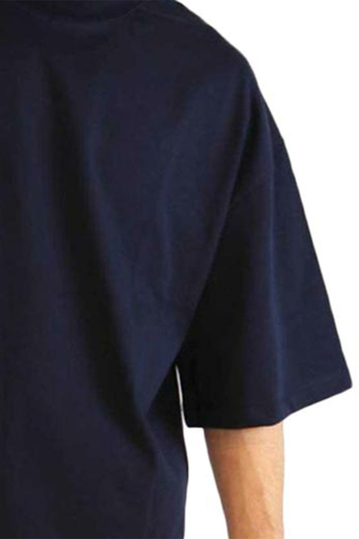 Ανδρικό Oversized T-shirt σκούρο μπλε
