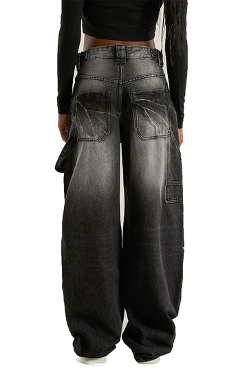Alcott Carpenter Balloon Jeans Black