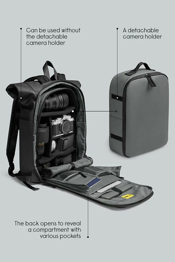 Gaston Luga X Nikon Waterproof Backpack With Camera Compartment
