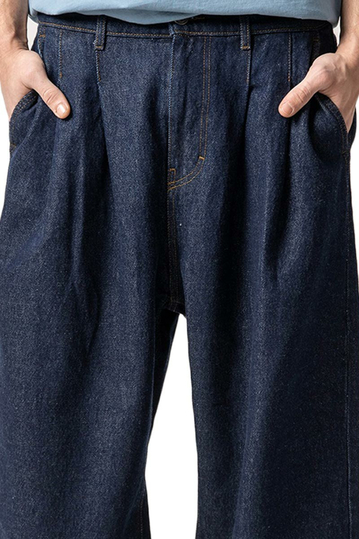 Kaotiko Stuttgard Wide Leg Jeans Dark Denim