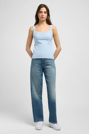 Lee Γυναικείο Jean Παντελόνι Rider Loose in Burst Limit