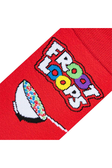 Cool Socks Froot Loops Cereal Bowl Men's Socks