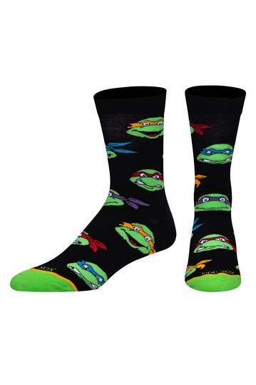 Cool Socks Retro Turtle Heads Men's Socks