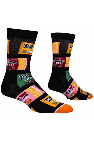 Cool Socks Top Ramen Flavors Men's Socks