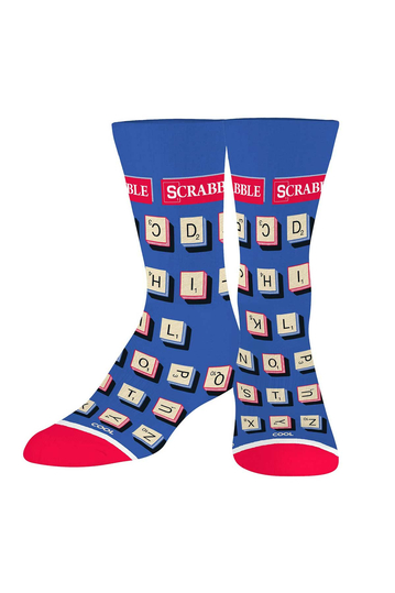 Cool Socks Scrabble Letters Men's Socks