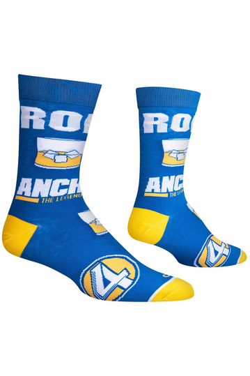 Cool Socks Ron Burgundy Men's Socks