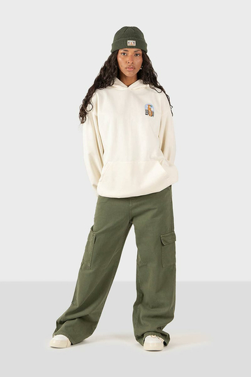 Kaotiko Fearless Dreamer Hoodie Ivory