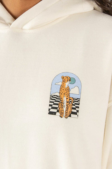 Kaotiko Fearless Dreamer Hoodie Ivory