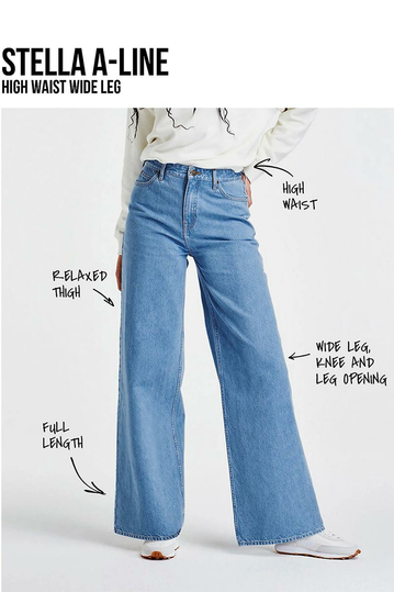 Lee Γυναικείο Jeans Stella A-Line in Take The Hint