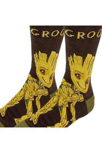 Cerda Marvel Guardians of The Galaxy Groot Socks Brown