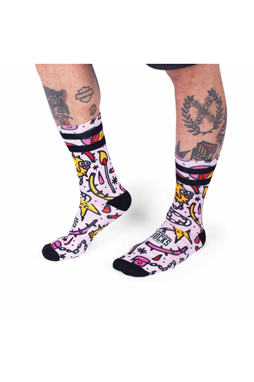 American Socks Blowfish Mid High Socks