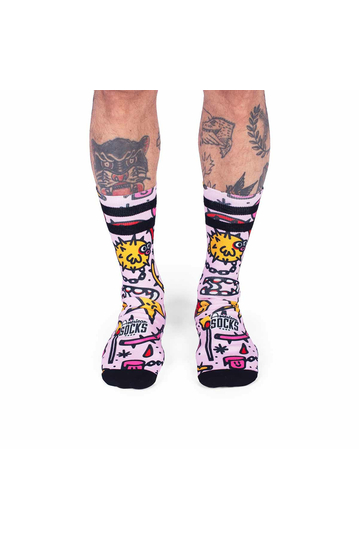 American Socks Blowfish Mid High Socks