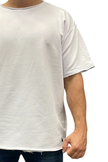 Bigbong Oversize T-shirt French Terry White