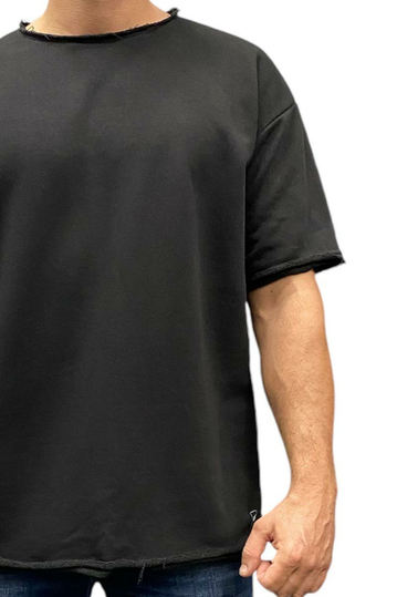 Bigbong Oversize T-shirt French Terry Black