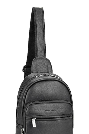 David Jones Men's Crossbody Bag Black