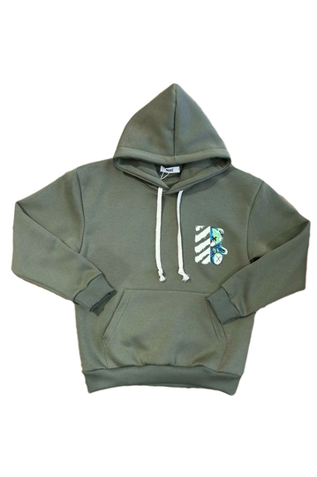 Unisex Φούτερ Teddy Bear Electric Power Olive