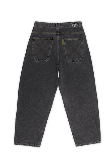 Homeboy Baggy Jeans x-tra Monster Embroidery Washed Grey