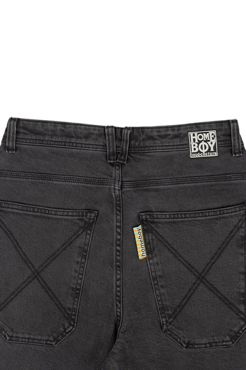 Homeboy Baggy Jeans x-tra Monster Embroidery Washed Grey