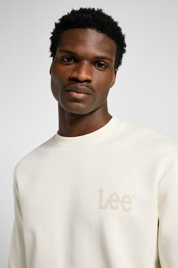 Lee ανδρικό φούτερ Wobbly Ecru