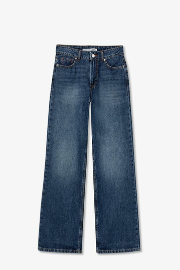 Tiffosi Bonnye Wide Leg Jeans Dark Blue
