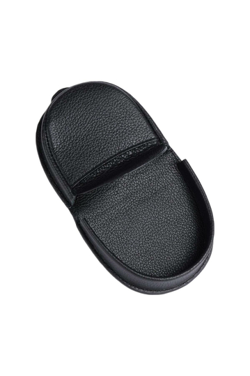 Zevento Leather Coin Wallet Black