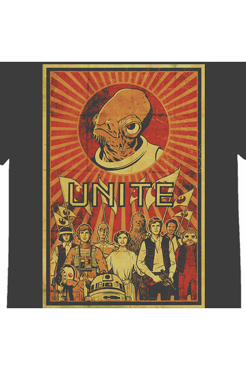 Cotton Division T-shirt Star Wars - Unite With Ackbar