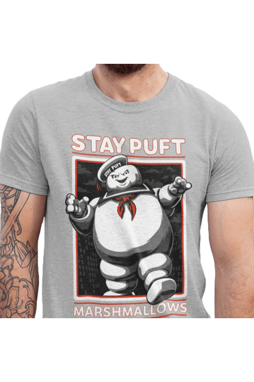 Cotton Division T-shirt Ghostbusters - Stay Puft Grey