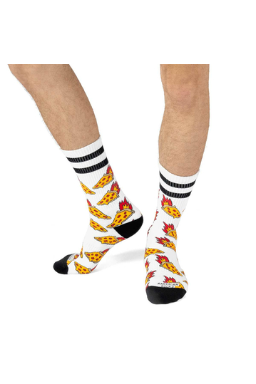 American Socks Pizza Inferno Mid High Socks