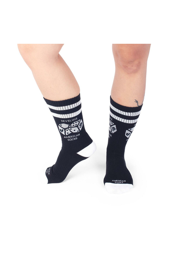 American Socks X Deviluse Good Luck Mid High Socks