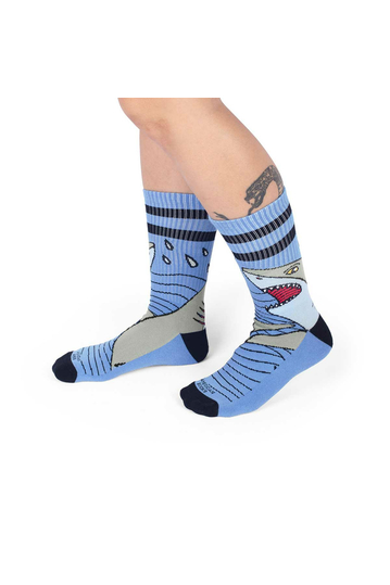 American Socks Shark Strike Mid High Socks