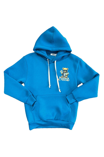 Unisex Φούτερ Teddy Bear Money Callin Royal Blue