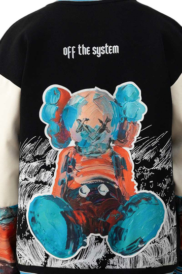 Κολεγιακό μπουφάν Off The System μαύρο