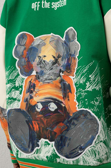 Κολεγιακό μπουφάν Off The System πράσινο