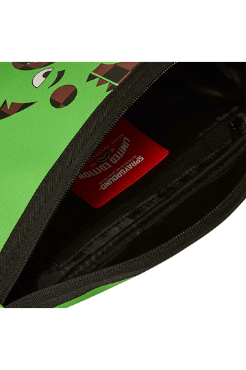 Sprayground Green Money Bear Waist Bag