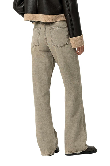 Tiffosi Bonnye Wide Leg Jeans Beige/grey