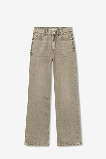 Tiffosi Bonnye Wide Leg Jeans Beige/grey