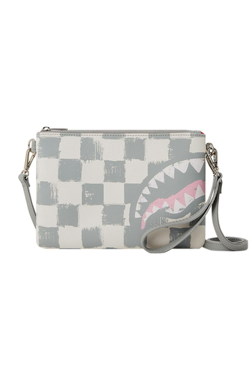 Sprayground Vanquish Cream Crossover Clutch