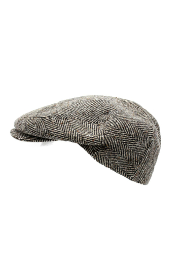 Wool Flat Cap Beige