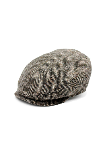Wool Flat Cap Beige