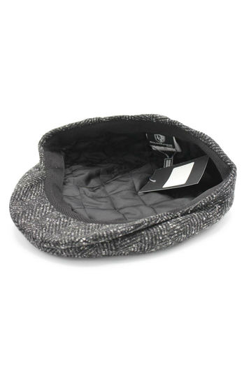 Wool flat cap grey