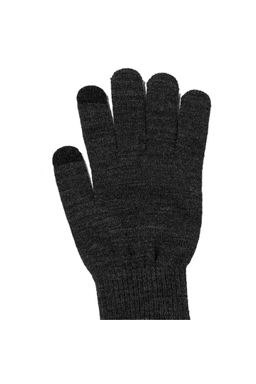 Tiffosi Knitted Touch Screen Gloves Grey