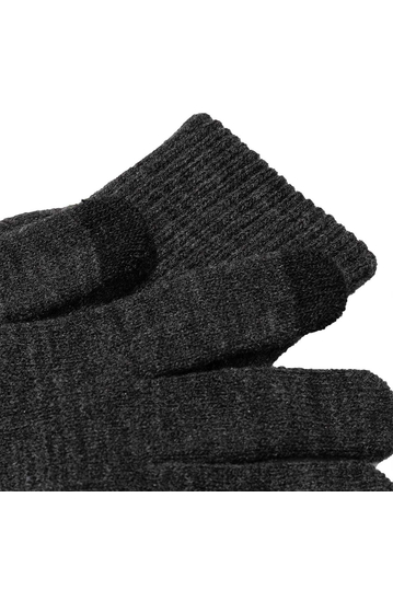 Tiffosi Knitted Touch Screen Gloves Grey