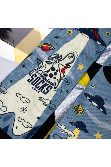 American Socks Alien Snatch Mid High Socks