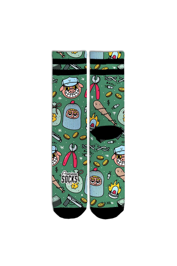 American Socks Heist Havoc Mid High Socks
